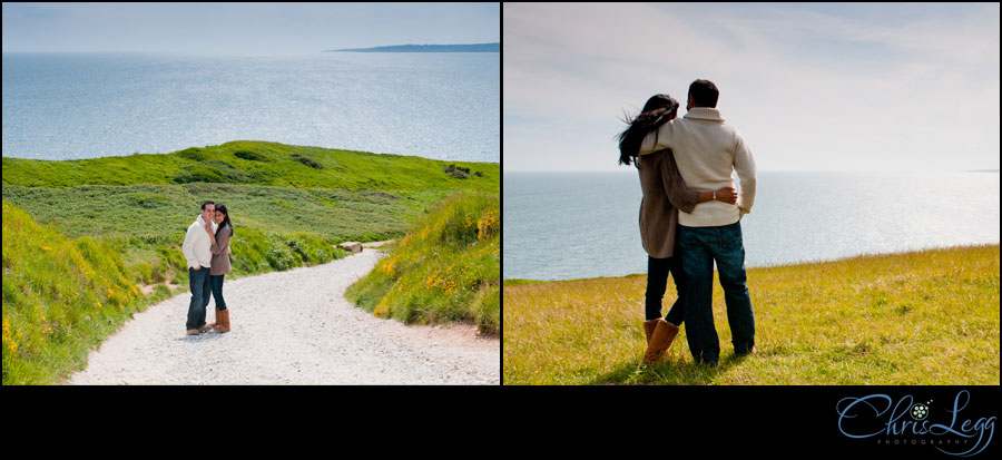 Engagement Shoot at Durdle Door in Dorset