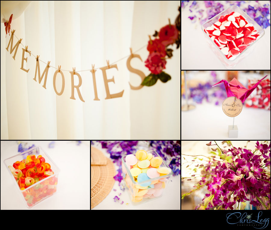 A collage of detail shots from a Burrows Lea Country House wedding