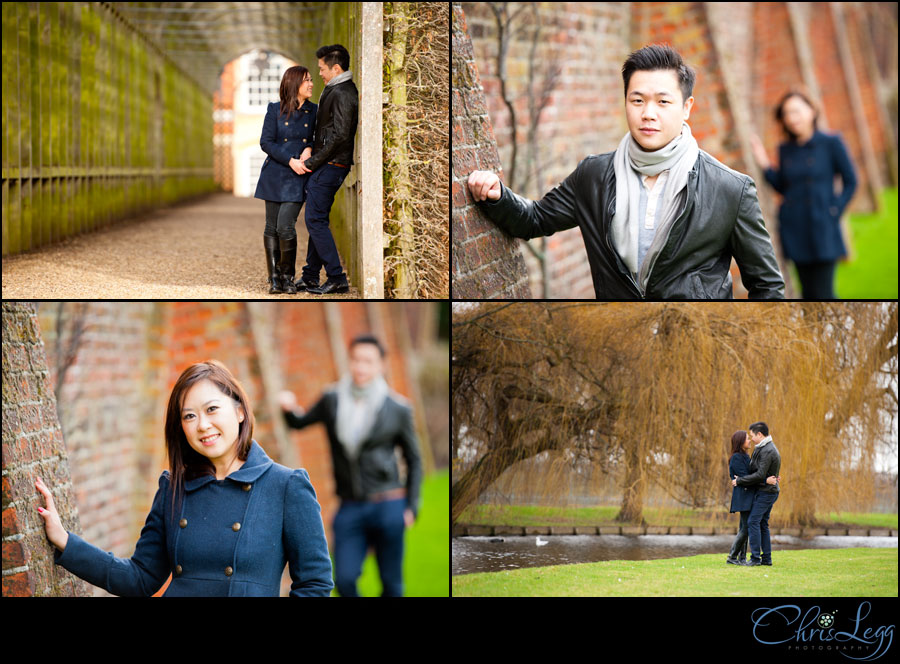 Engagement shoot at Hampton Court Palace, Surrey