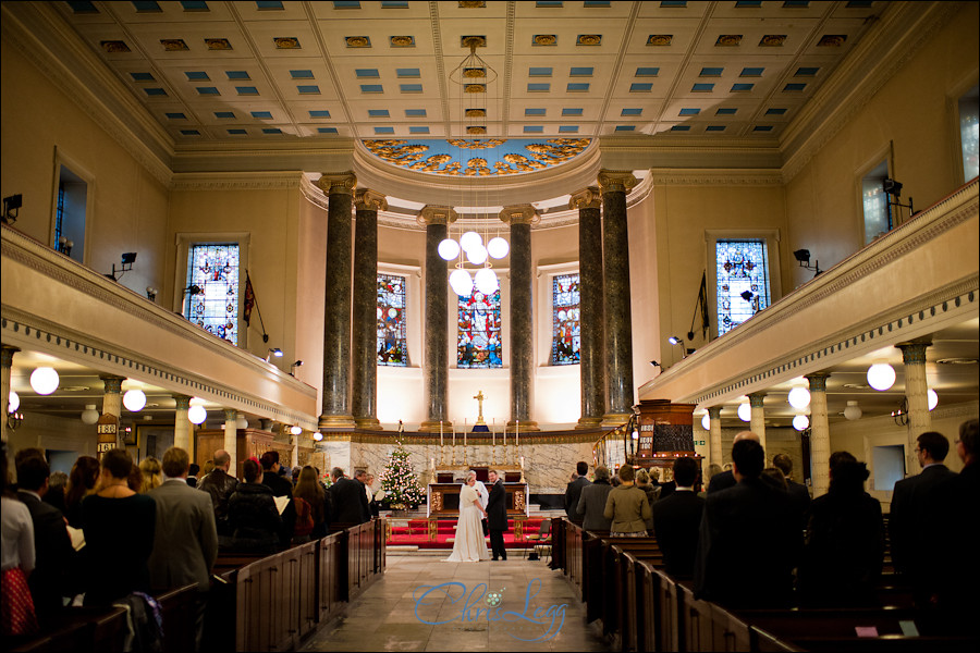 A Christmas Themed Wedding at the Hotel Russell in London