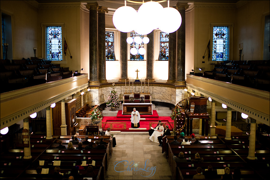 A Christmas Themed Wedding at the Hotel Russell in London