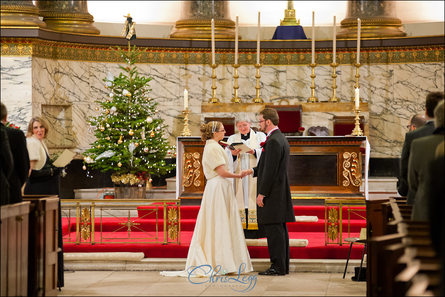 A Christmas Themed Wedding at the Hotel Russell in London