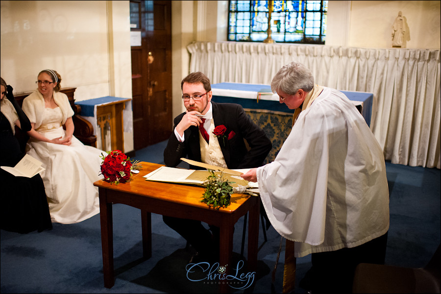 A Christmas Themed Wedding at the Hotel Russell in London