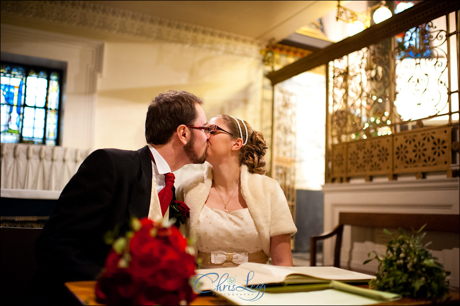 A Christmas Themed Wedding at the Hotel Russell in London