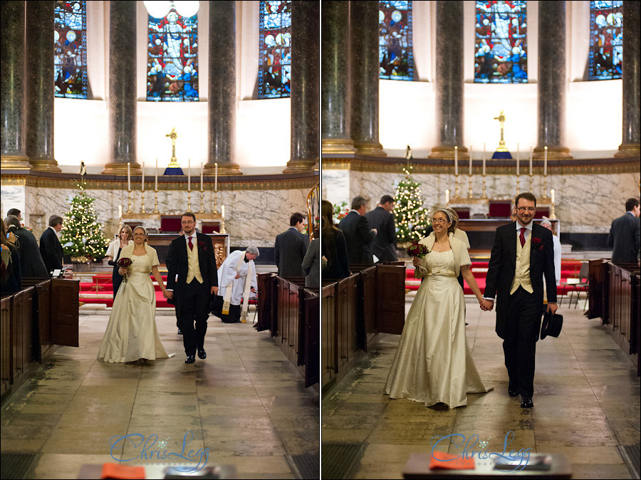 A Christmas Themed Wedding at the Hotel Russell in London