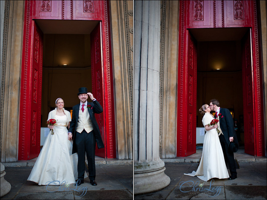 A Christmas Themed Wedding at the Hotel Russell in London