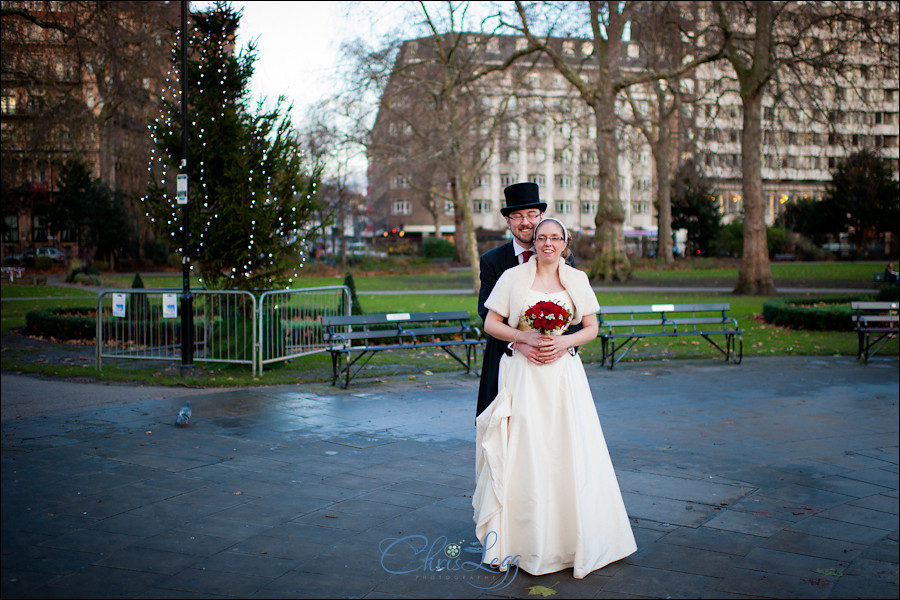 A Christmas Themed Wedding at the Hotel Russell in London