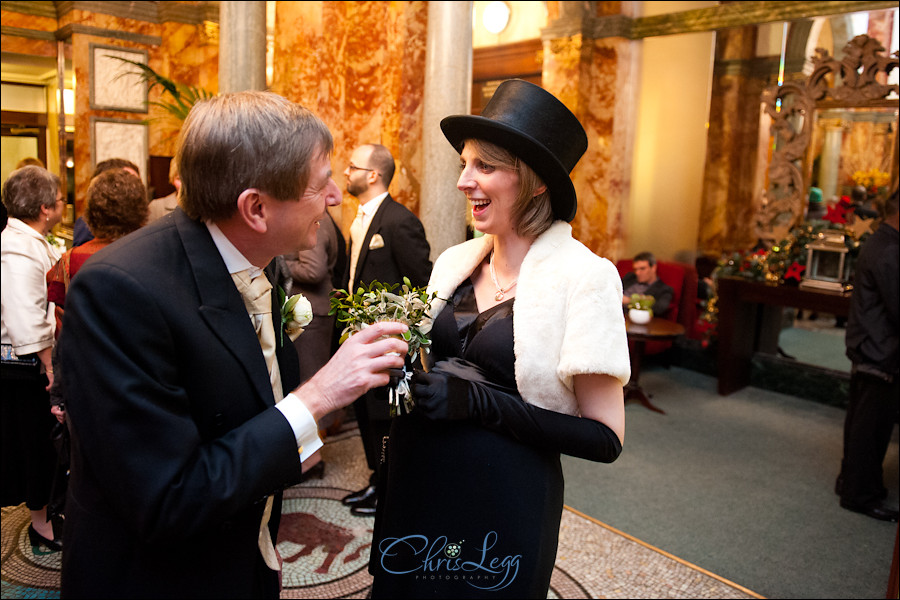 A Christmas Themed Wedding at the Hotel Russell in London