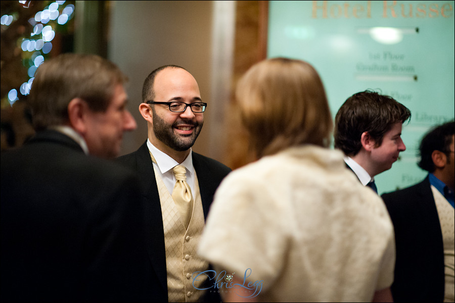 A Christmas Themed Wedding at the Hotel Russell in London