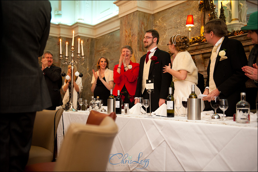 A Christmas Themed Wedding at the Hotel Russell in London