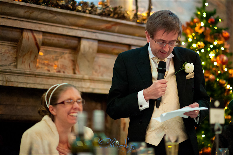 A Christmas Themed Wedding at the Hotel Russell in London