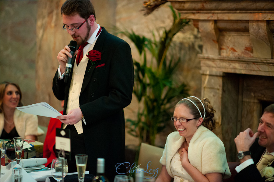 A Christmas Themed Wedding at the Hotel Russell in London