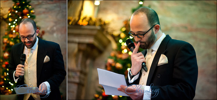 A Christmas Themed Wedding at the Hotel Russell in London