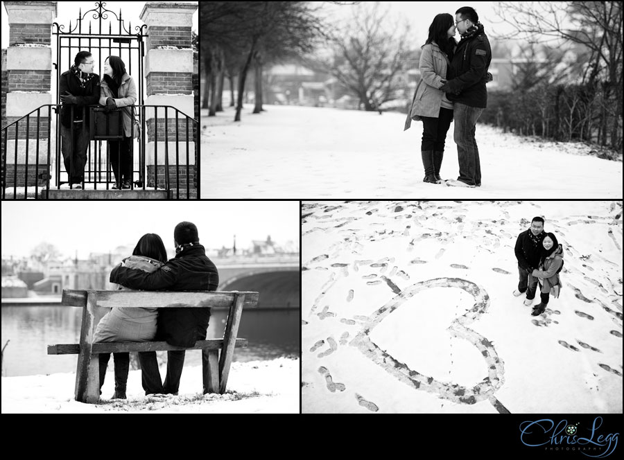 Engagement Shoot near Hampton Court Palace