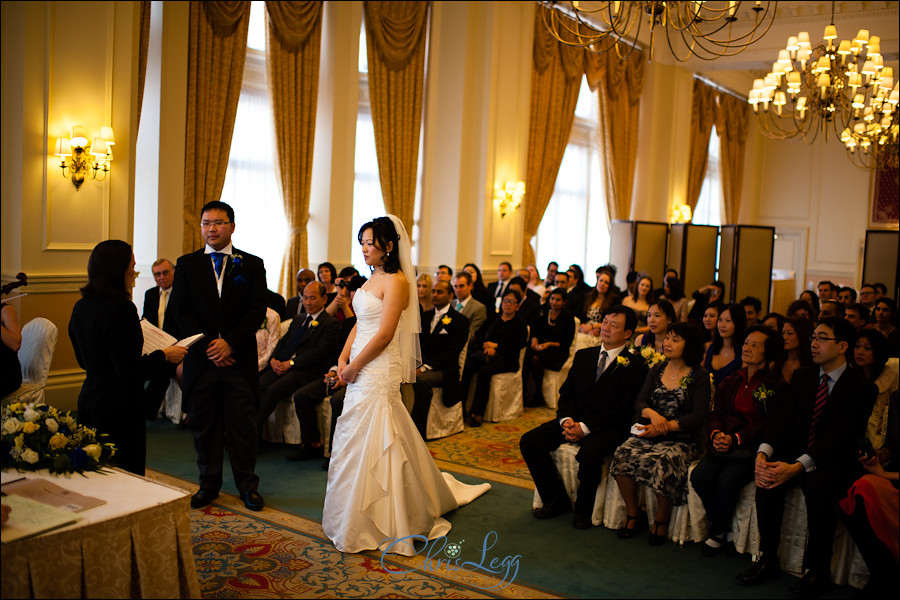 Traditional Chinese Tea Ceremony and Landmark Hotel Wedding