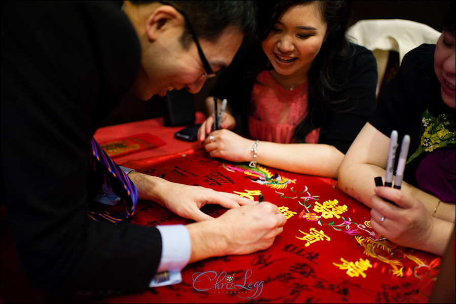 Traditional Chinese Tea Ceremony and Landmark Hotel Wedding