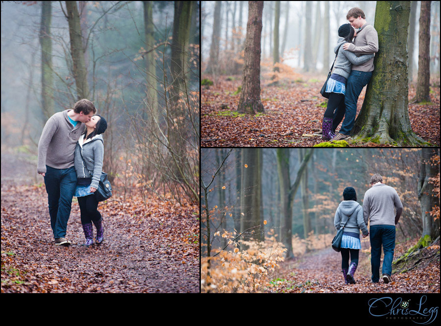Engagement photography in Queen Elizabeth Country Park, Hampshire