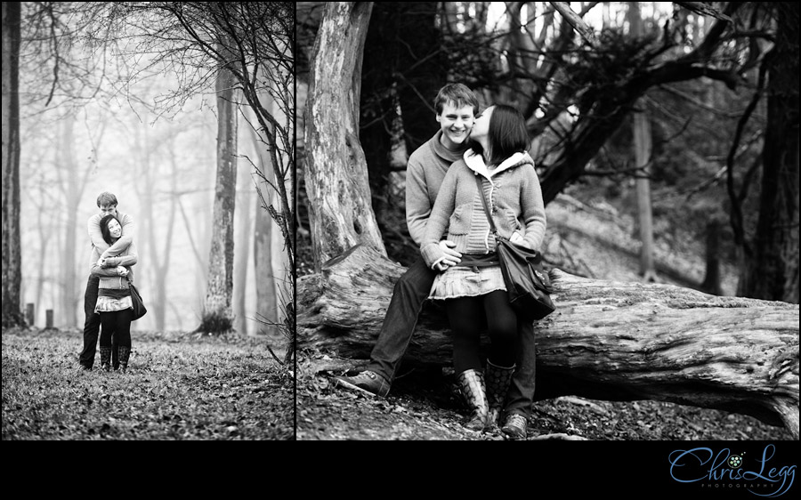 Engagement photography in Queen Elizabeth Country Park, Hampshire