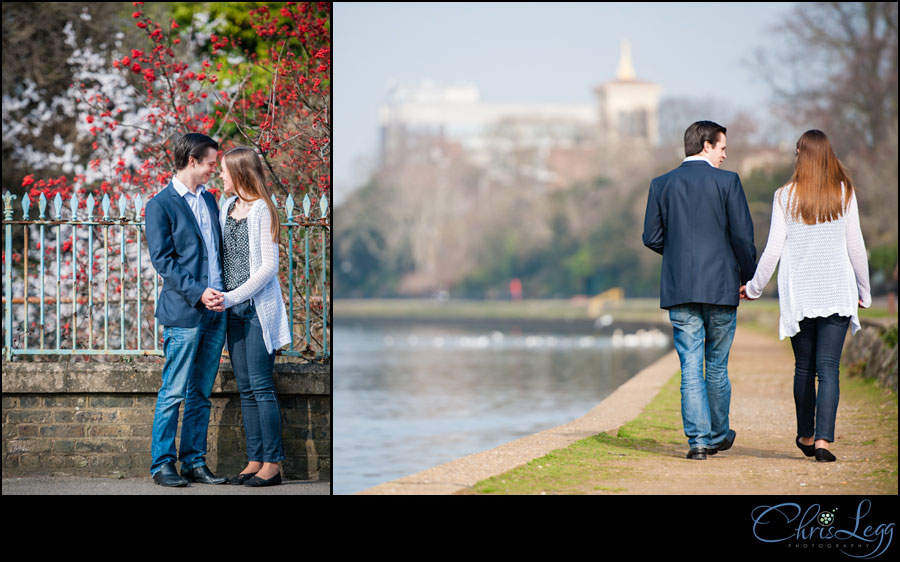 Engagement shoot in Kingston upon Thames