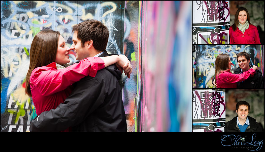 Pre-wedding shoot in the Skate Park under Queen Elizabeths Hall