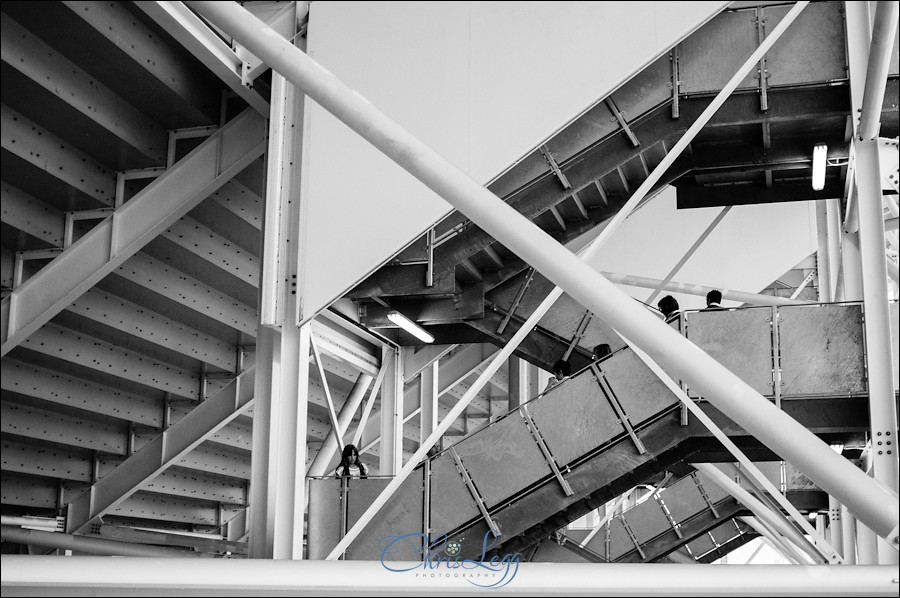 Intricate Geometric Structure of the London Olympics Aquatics Centre