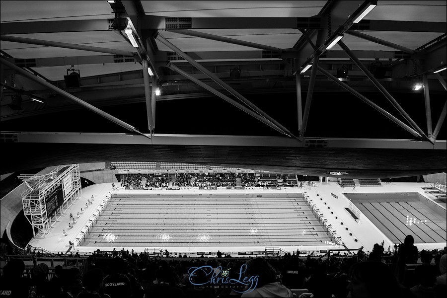 Inside the London Olympics Aquatics Centre