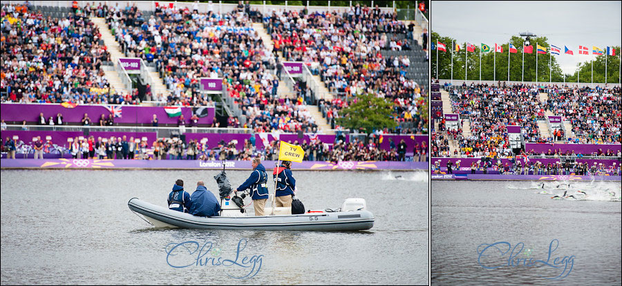 Photography of Alistair Brownlee winning Gold in the London 2012 Olympic Triathlon