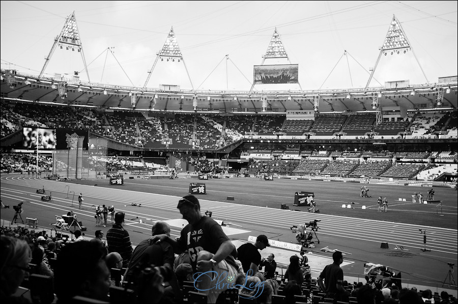 Photography from the Olympic Park and the Athletics Stadium in London