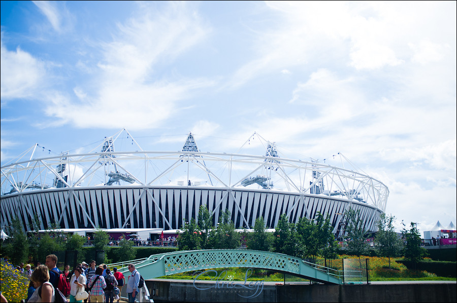 Photography from the Olympic Park and the Athletics Stadium in London