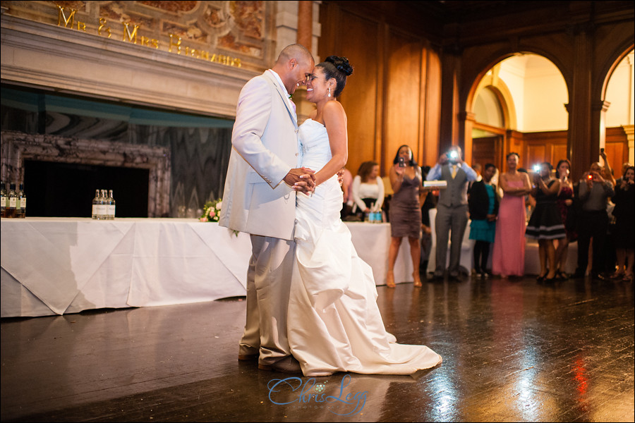 Bride and grooms first dance