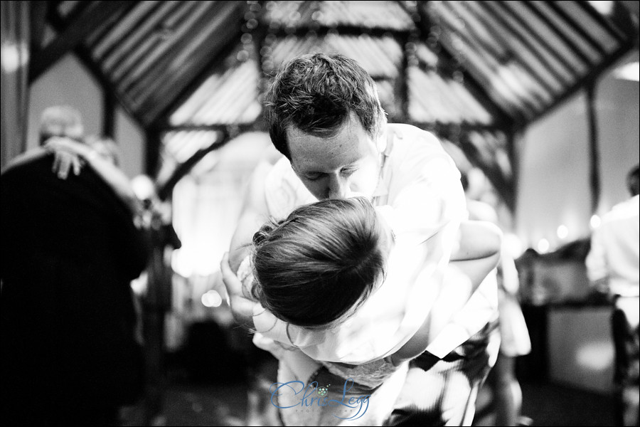 Bride and groom dancing at Bix Manor