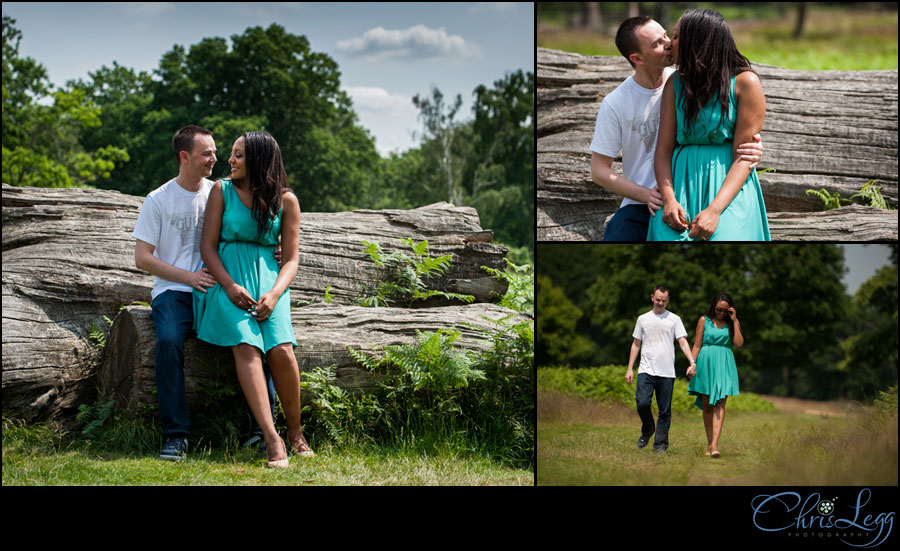 Engagement Shoot at Pembroke Lodge in Richmond, Surrey