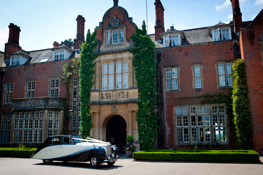 Wedding photography at Tylney Hall, Hampshire